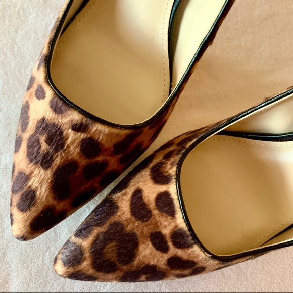 NWOT Nine West “Tatiana” leopard hair calf pumps - Picture 8 of 8